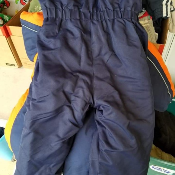 Boy Size 5/6 Jacket and Snow Bibs - Picture 1 of 2